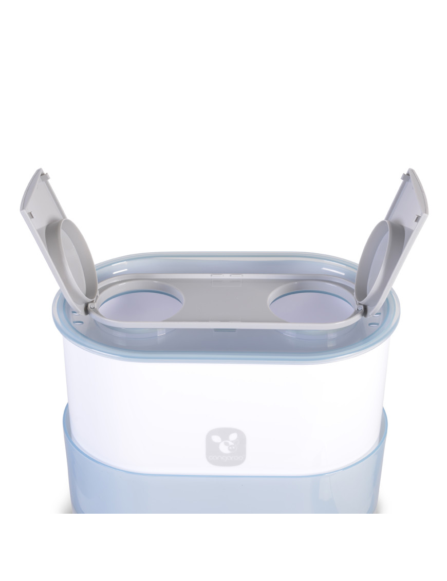 Електрически парен стерилизатор 3в1 сив