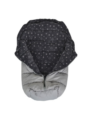 Термочувал за количка Cuddle сив 2