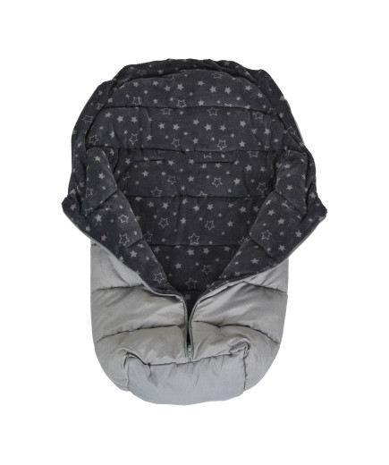 Термочувал за количка Cuddle сив