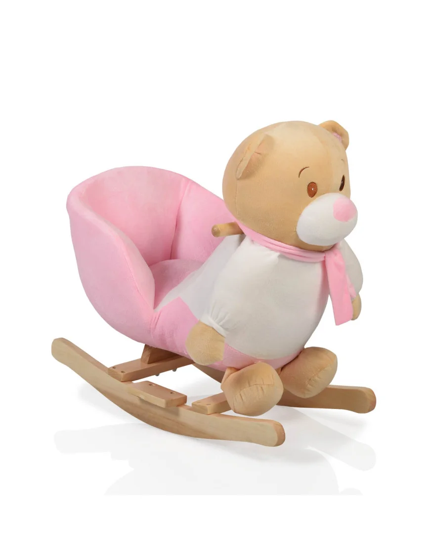 Люлка плюшена Bear розова