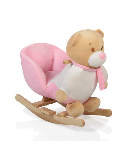 Люлка плюшена Bear розова