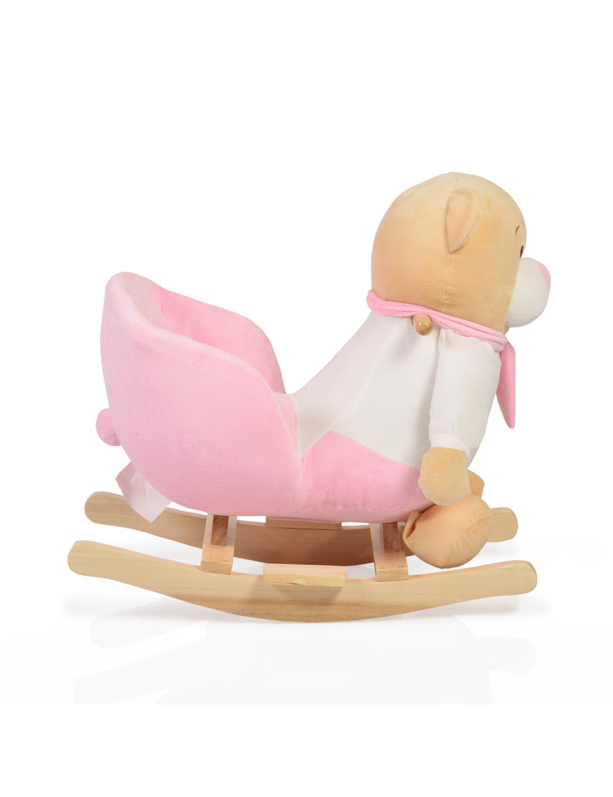 Люлка плюшена Bear розова