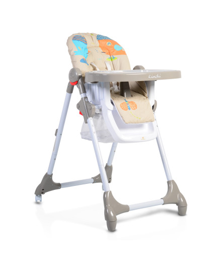 Детски стол за хранене Kimchi каки