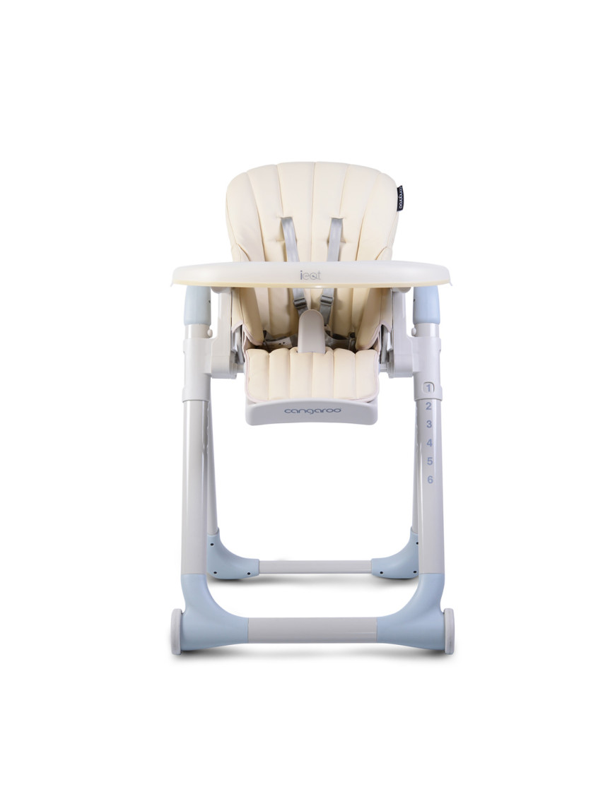 Детски стол за хранене I Eat бежов