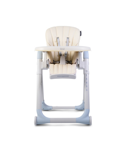 Детски стол за хранене I Eat бежов