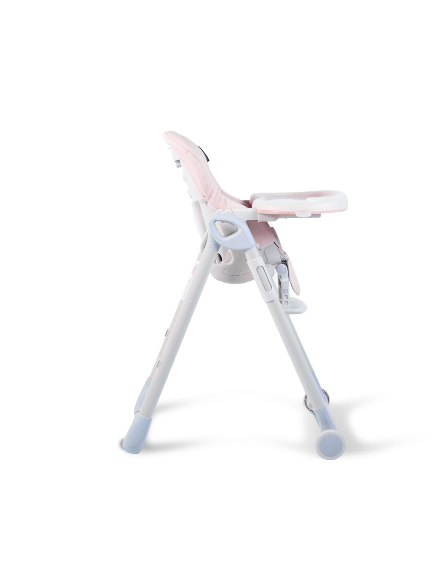 Детски стол за хранене I Eat розов