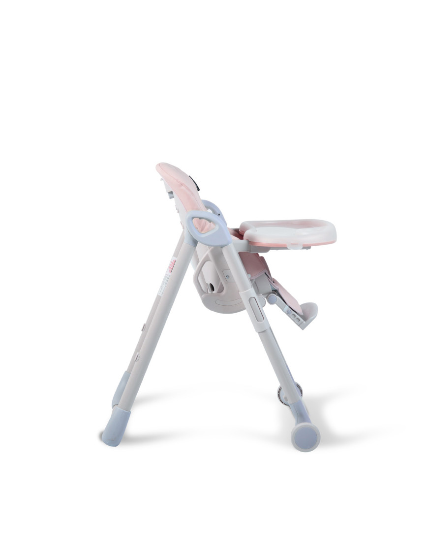 Детски стол за хранене I Eat розов