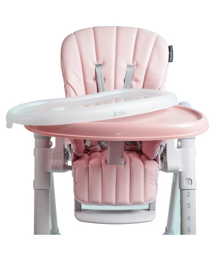 Детски стол за хранене I Eat розов