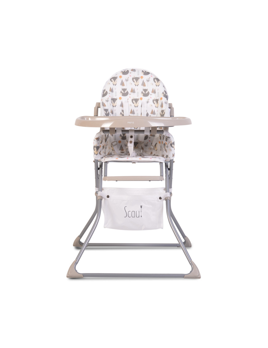 Детски стол за хранене Scaut  бежов