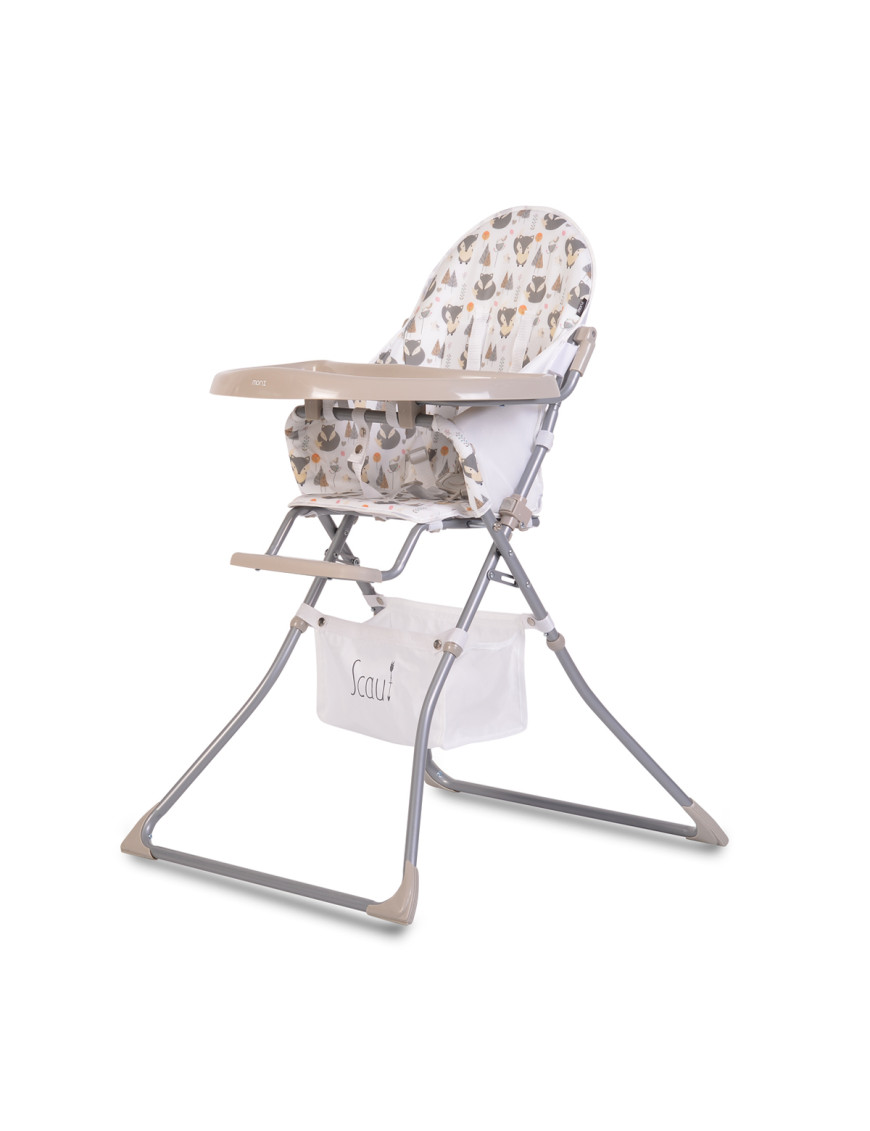 Детски стол за хранене Scaut  бежов