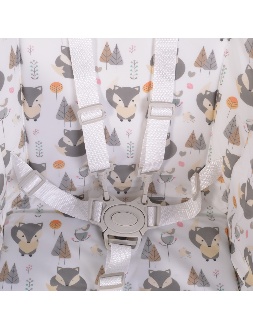 Детски стол за хранене Scaut  бежов