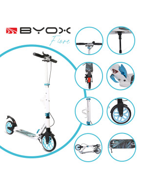 Тротинетка Fiore син