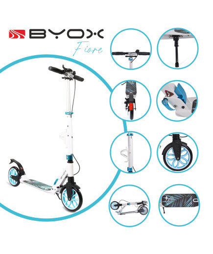 Тротинетка Fiore син