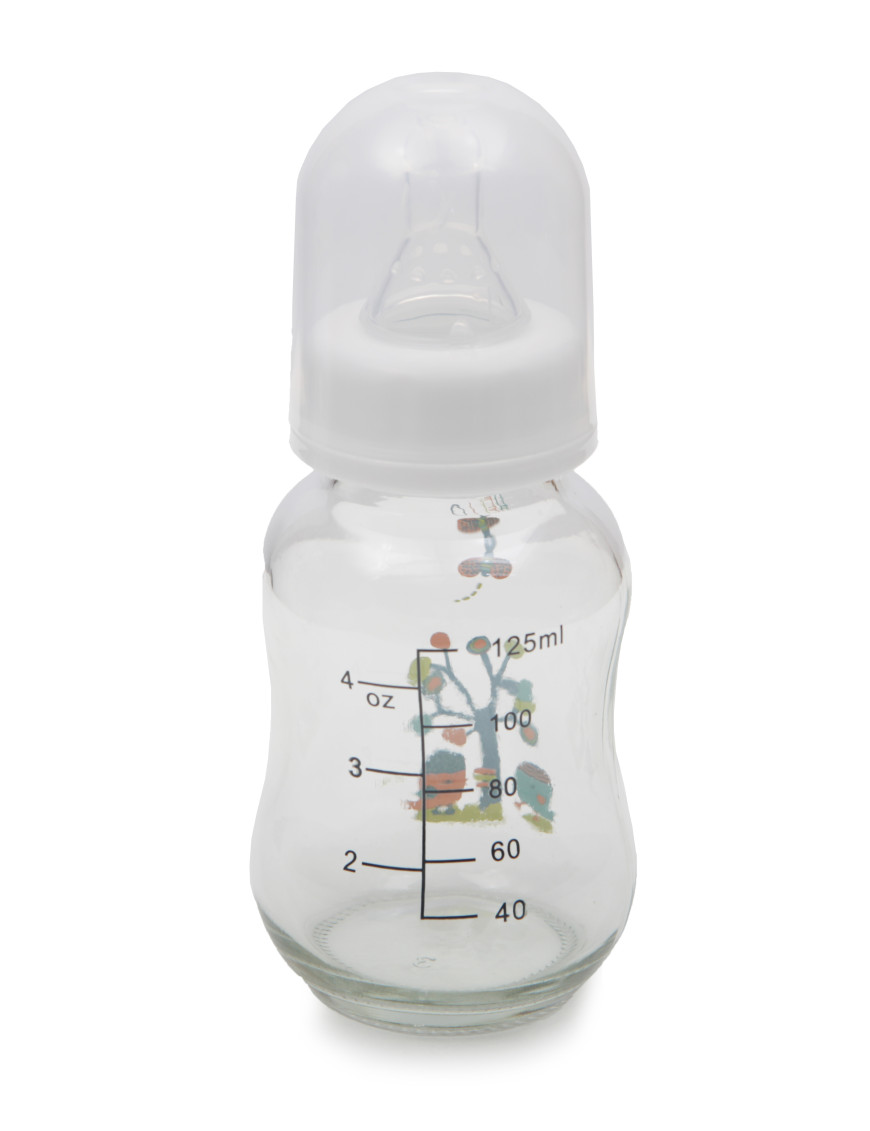 Стъклено стандартно шише 125 ml GB301