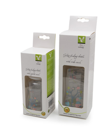 Стъклено стандартно шише 125 ml GB301