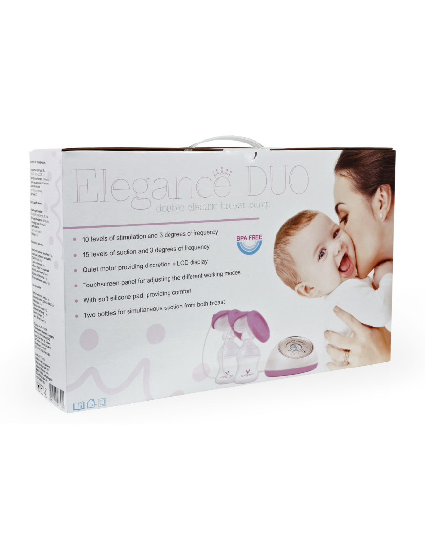 Електрическа помпа за кърма Elegance Duo лилав