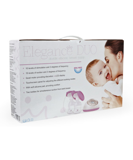 Електрическа помпа за кърма Elegance Duo лилав