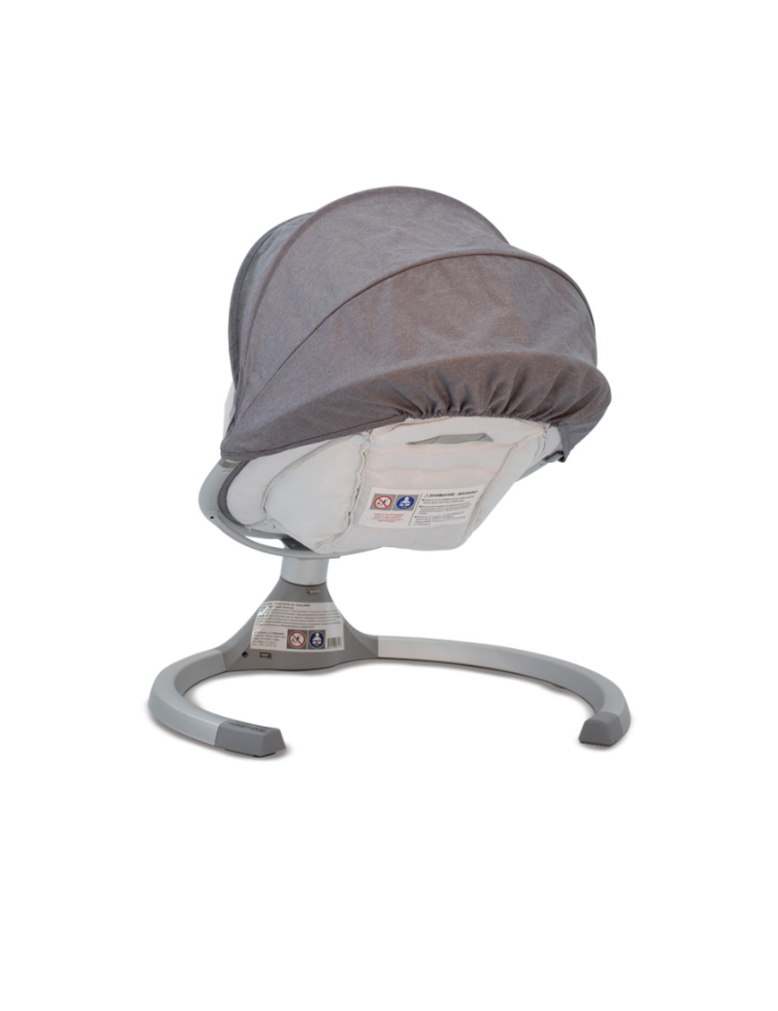 Електрическа люлка iSwing светлосив