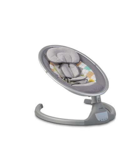 Електрическа люлка iSwing светлосив