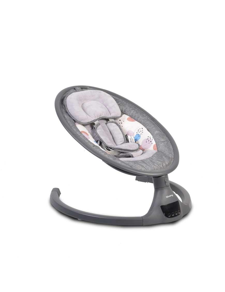 Електрическа люлка iSwing тъмносив