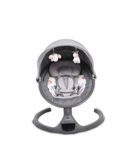 Електрическа люлка iSwing тъмносив