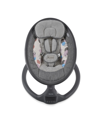 Електрическа люлка iSwing тъмносив