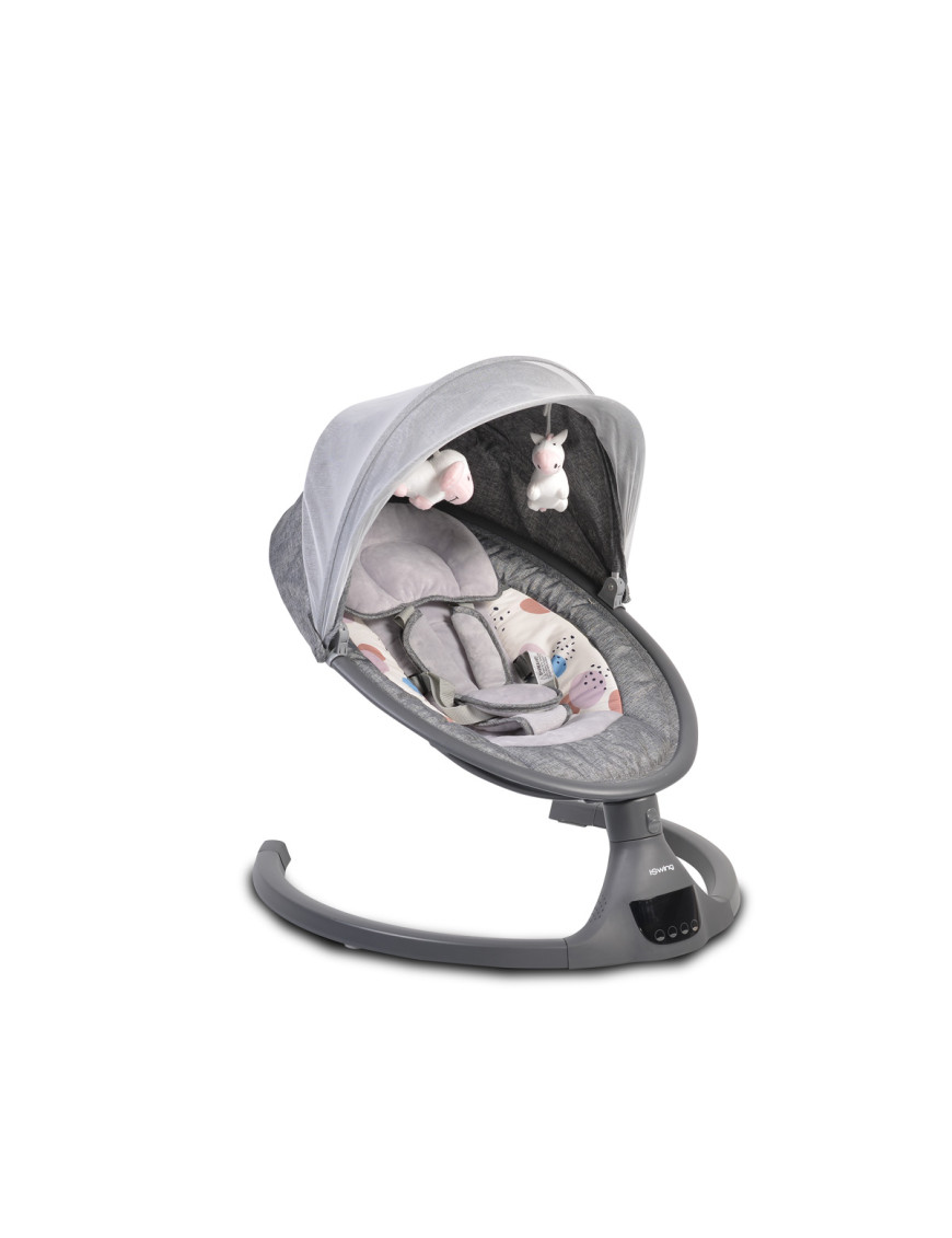 Електрическа люлка iSwing тъмносив