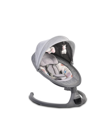 Електрическа люлка iSwing тъмносив