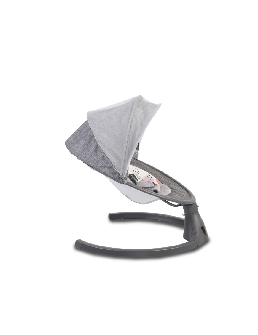 Електрическа люлка iSwing тъмносив