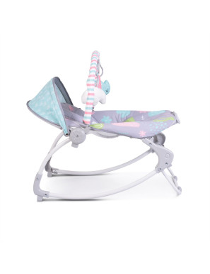 Детски шезлонг Llama сив 2