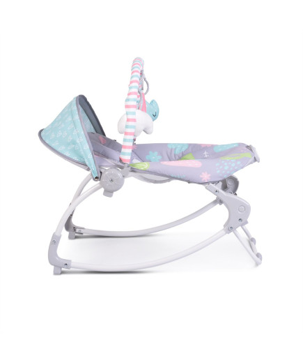 Детски шезлонг Llama сив