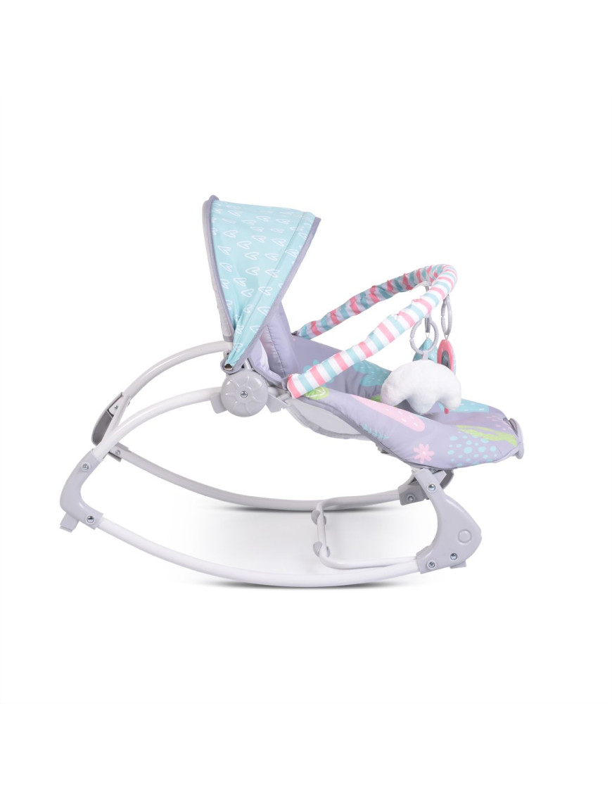 Детски шезлонг Llama сив