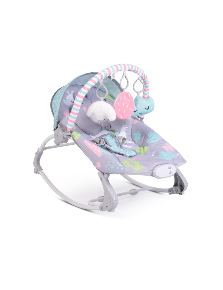 Детски шезлонг Llama сив