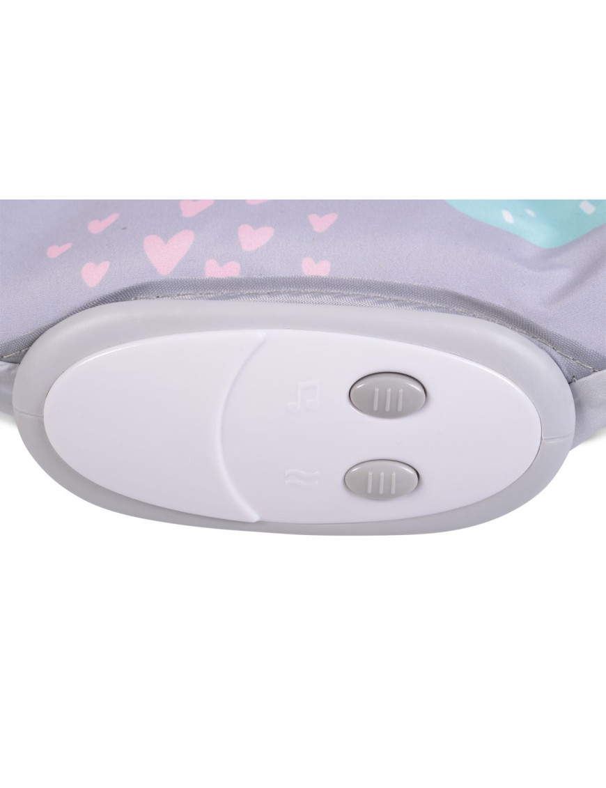 Детски шезлонг Llama сив