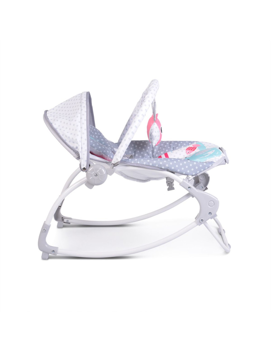 Детски шезлонг Lovely Forest сив