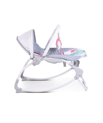 Детски шезлонг Lovely Forest сив