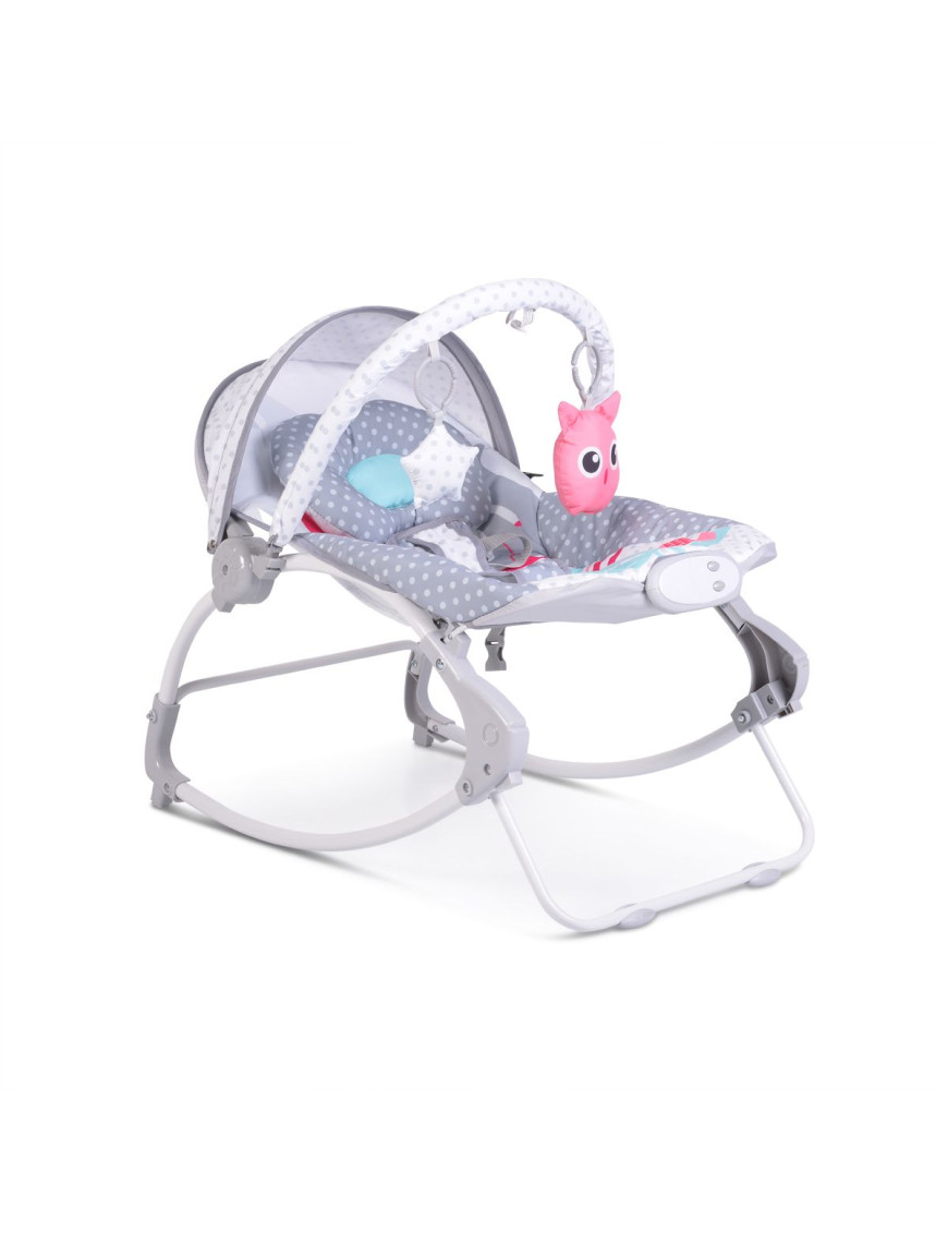 Детски шезлонг Lovely Forest сив