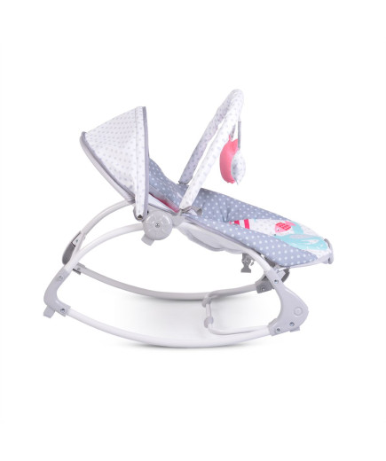 Детски шезлонг Lovely Forest сив