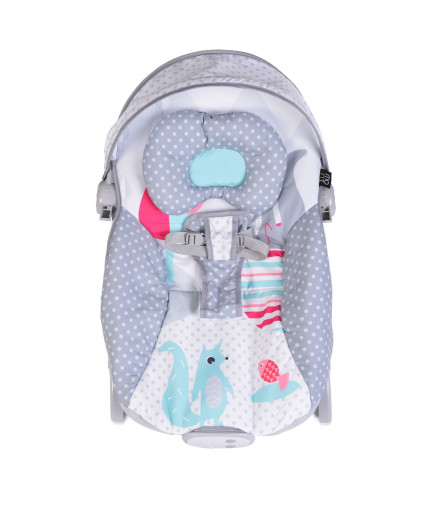 Детски шезлонг Lovely Forest сив