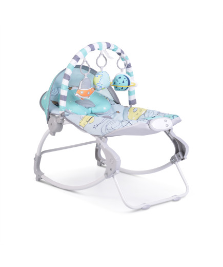 Детски шезлонг Space Tour сив