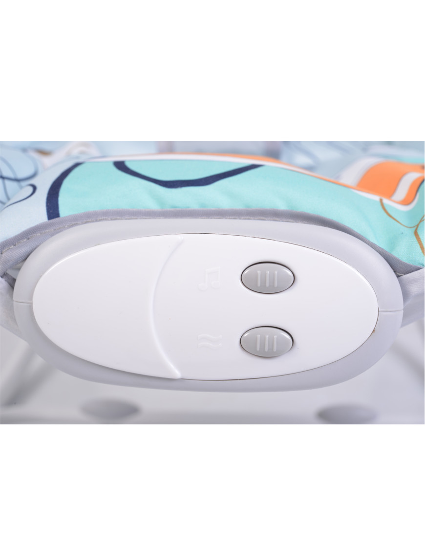 Детски шезлонг Space Tour сив