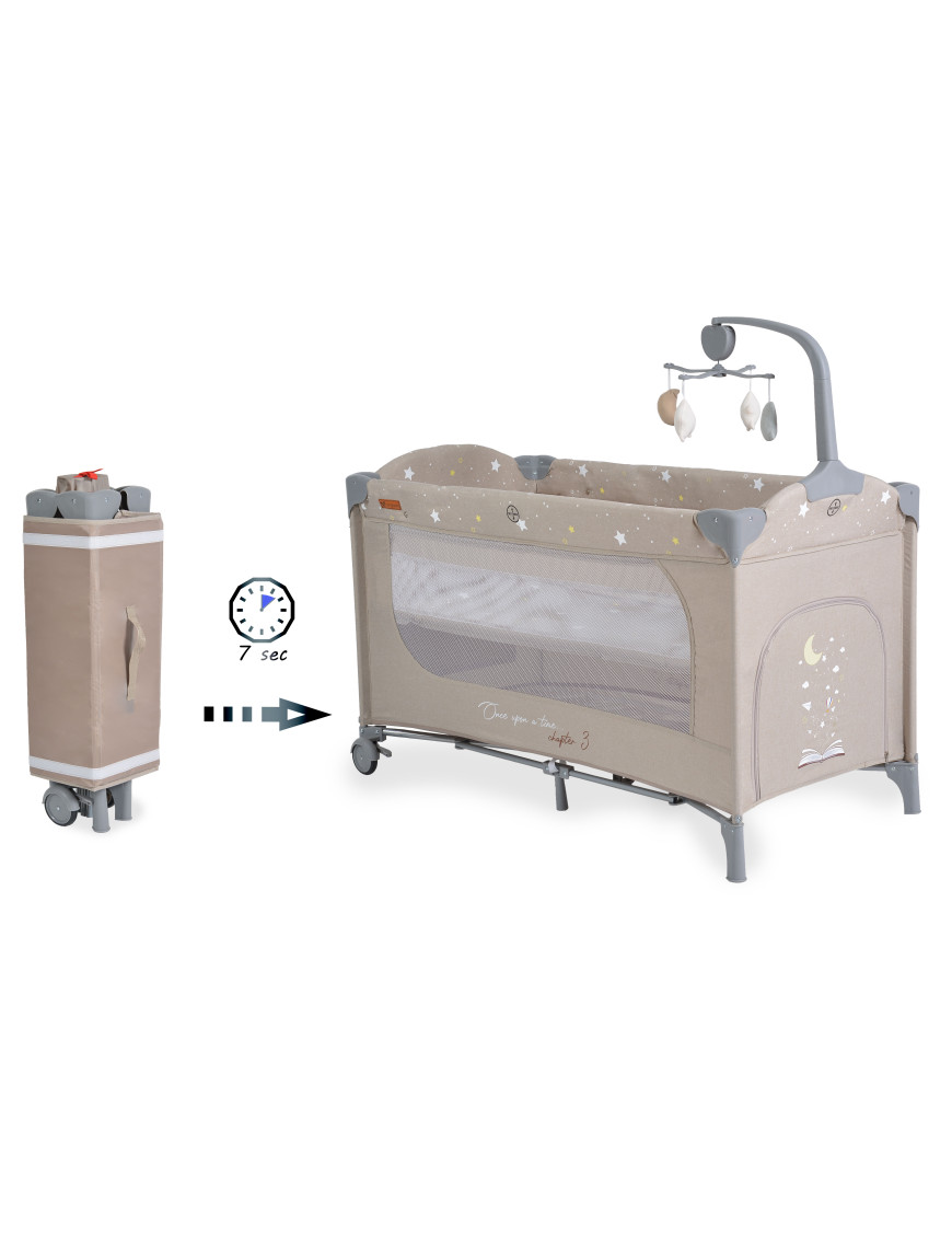 Детска кошара Once upon a time 3 бежов