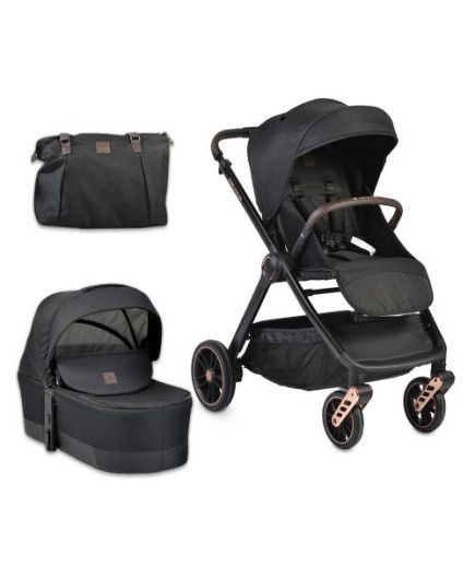 Комбинирана детска количка Macan 2в1 черен