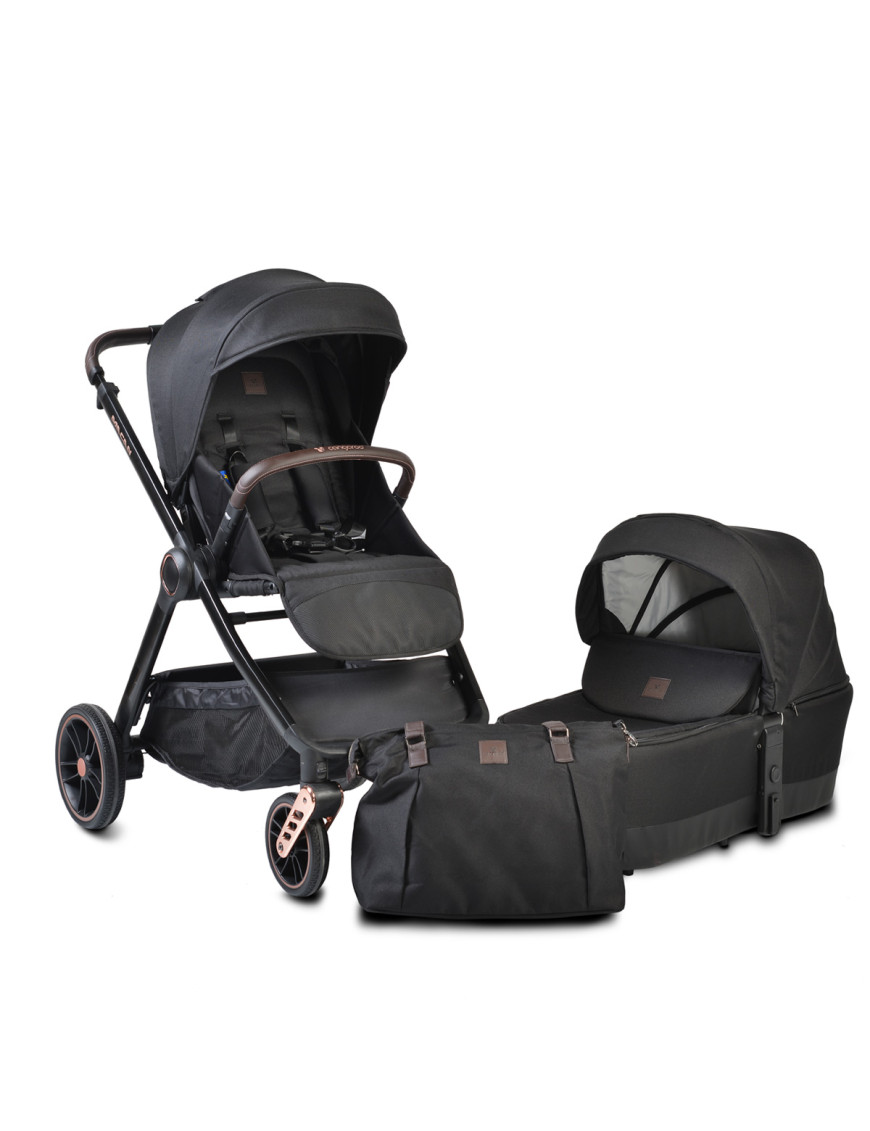 Комбинирана детска количка Macan 2в1 черен