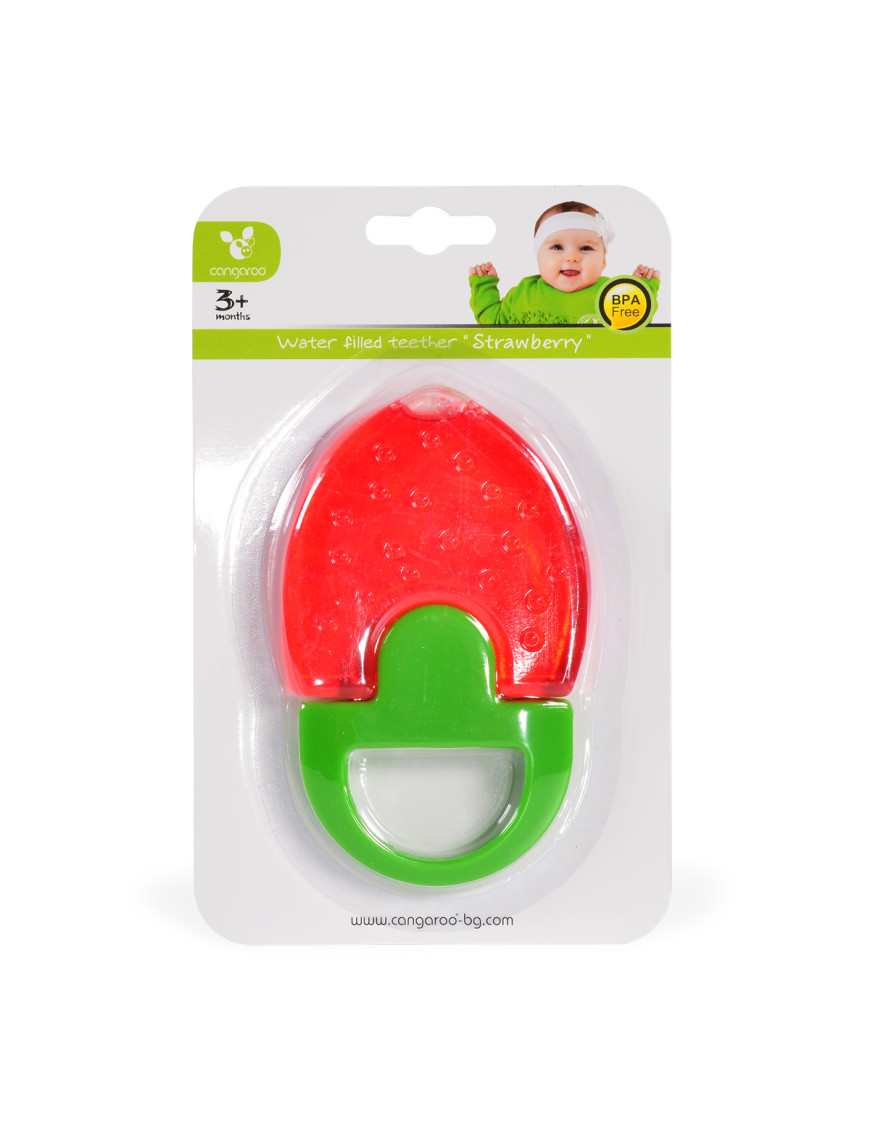 Чесалка за зъби Strawberry T2210 червен