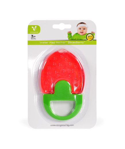 Чесалка за зъби Strawberry T2210 червен