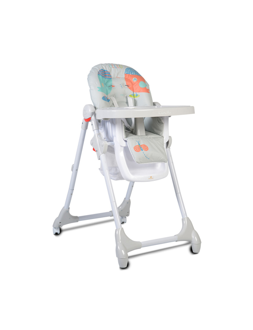 Детски стол за хранене Kimchi сив