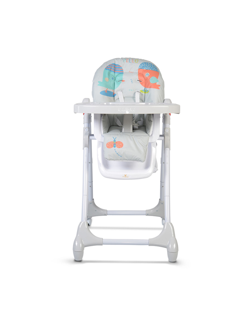 Детски стол за хранене Kimchi сив