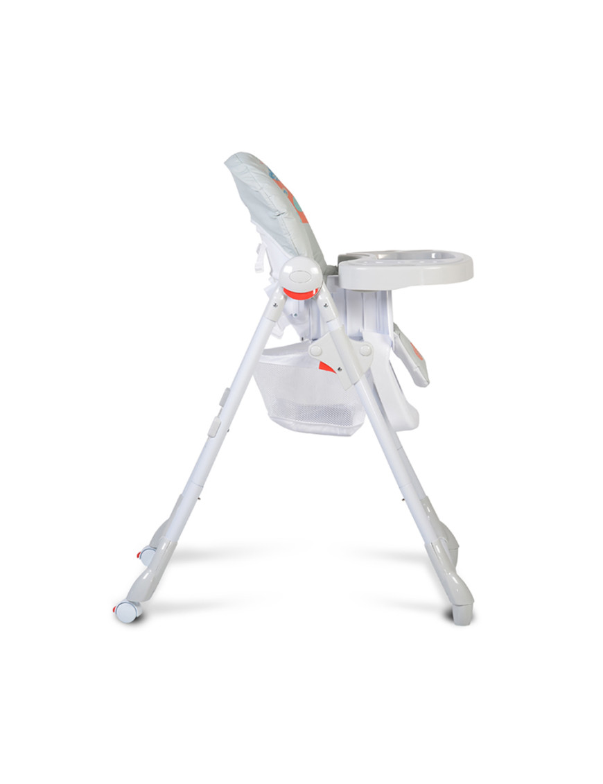 Детски стол за хранене Kimchi сив