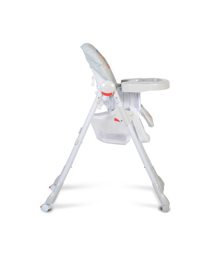 Детски стол за хранене Kimchi сив